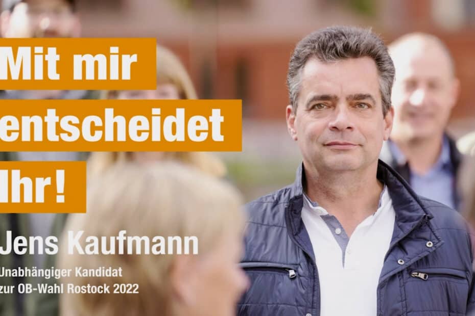 Jens Kaufmann Oberbürgermeisterkandidat Rostock